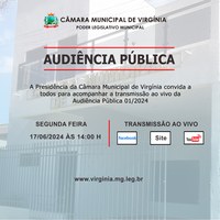 Aviso de Audiência Pública