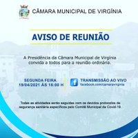 AVISO DE REUNIÃO