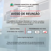 AVISO DE REUNIÃO