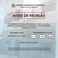 AVISO DE REUNIÃO