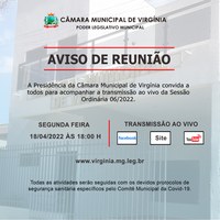 AVISO DE REUNIÃO