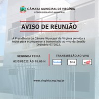 AVISO DE REUNIÃO