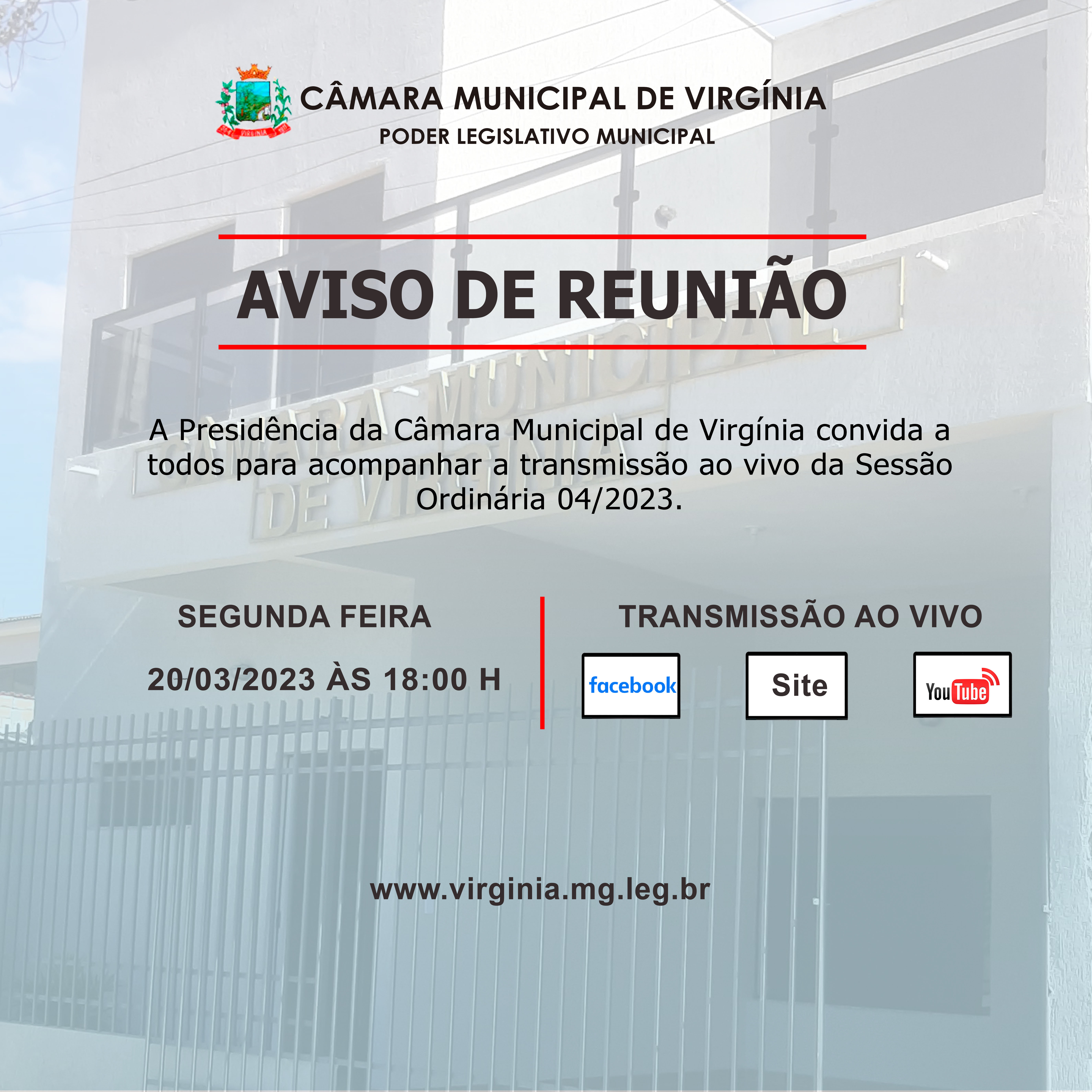 Aviso de Reunião