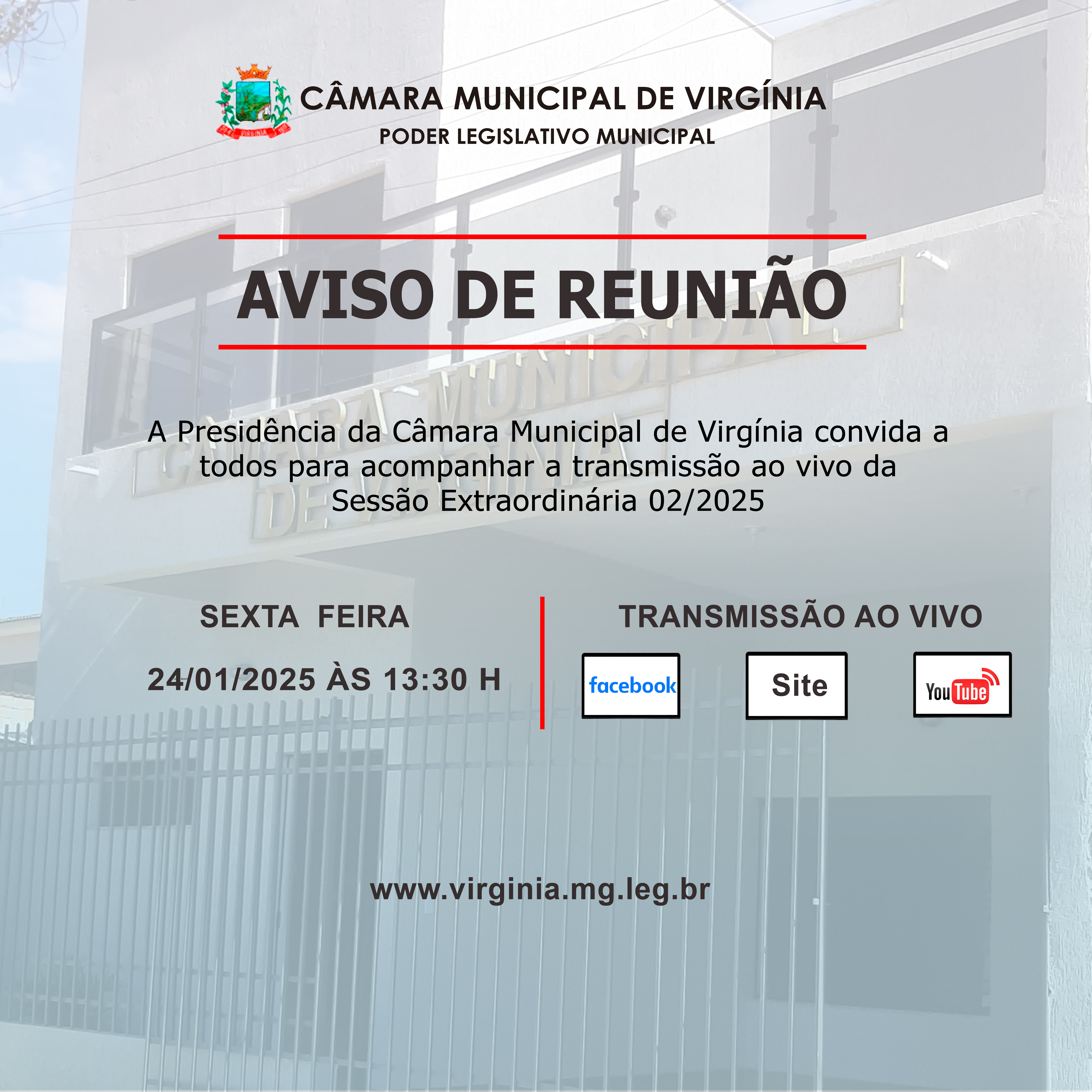 Aviso de Reunião