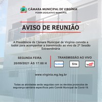 Aviso de Reunião Extraordinária